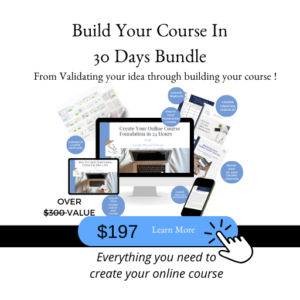 Build Your Course In 30 Days Bundle 